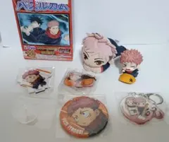 呪術廻戦 虎杖悠仁　グッズまとめ売り　アクリルスタンド　缶バッジ　パズルなど