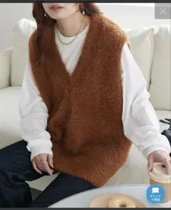 DISCORT フェザーヤーンチュニックベスト《スリットなし》