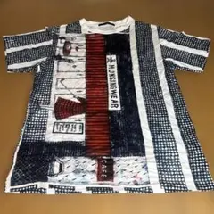 Munsingwear ストライプ Tシャツ 半袖　LL 26-0322のサムネイル