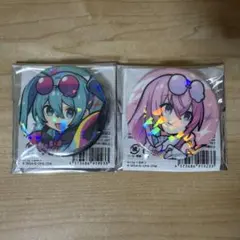 プロセカ 初音ミク 巡音ルカ ホログラム缶バッジ