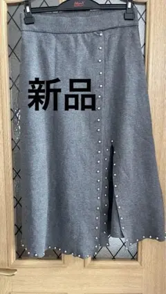 新品❤️ATTENTION スリットニットスカート❤️のサムネイル