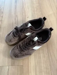 GU ベロアスニーカー　ダークブラウン M