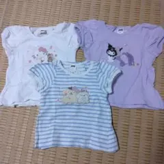 petit main サンリオ コラボ Tシャツ 3枚セット　クロミ他
