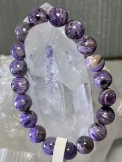 2【鑑別書付き・4Aチャロアイト02】魂を癒す最高品質チャ