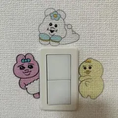 おぱんちゅうさぎ　オパンチュウサギ んぽちゃむ　ウォールステッカー　ステッカー