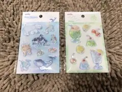 セリア ウォーターシール アクアリウム メルティークリームソーダ