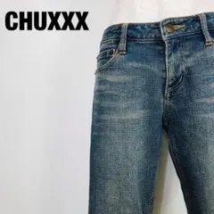 CHUXXX チュウ ストレート デニムパンツ ダークブルー　F2のサムネイル