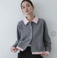 URBAN RESEARCH プレートツキシャツドッキングニットカーディガンのサムネイル