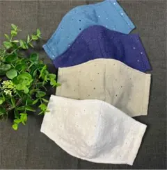 ハンドメイドマスク＊大人用＊コットンレース＊ホワイト