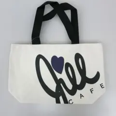 ジルカフェ　トートバック　ダークパープルハート