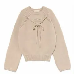 andmary Jemma ribbon tops (beige) - メルカリ
