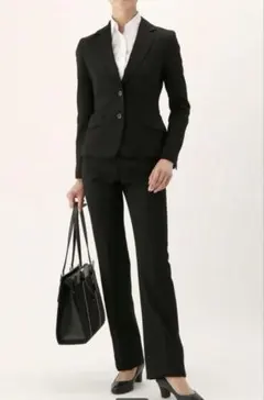 青山　I.M.G.N 黒 リクルートスーツ バッグ パンプス セット　６点　L