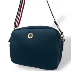 極美品　トミーヒルフィガー ショルダーバッグ s36 ネイビー カメラバッグ
