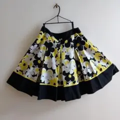 marimekko ウニッコ フラワープリント フレアスカート - メルカリ