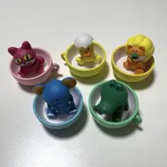 たべっ子どうぶつ　ティータイムパーティーフィギュア　　全5種セット
