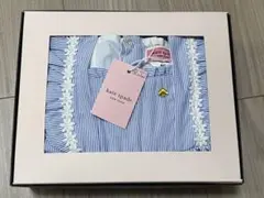 80 ケイトスペードニューヨーク　お花刺繍　スカラップワンピース　キッズのサムネイル