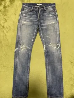 MOUSSY デニム ダメージ加工