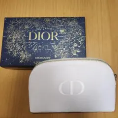 Dior ディオール ホワイト ベロア ポーチ ノベルティのサムネイル