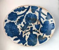 鹿児島睦　オーバル皿 未使用】鹿児島睦 オーバル プレート 皿 大皿 28cm×22.5cm 作家 - メルカリ