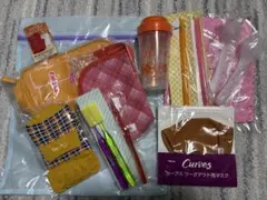 Curves カーブス　プロテインシェイカー　クリップ　ポーチ　タオルなど14点