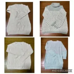 冬物レディース　ニット・セーター4着まとめて