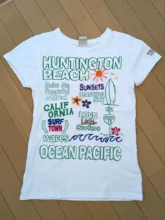 OCEAN PACIFIC レディースTシャツ ホワイト　Mサイズのサムネイル