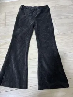 コーデュロイ フレアパンツ 110cm ブラック