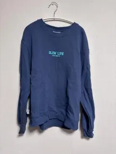 gym master SLOW LIFE トレーナー M ネイビーのサムネイル