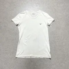 EMPORIO ARMANI y2k お兄系 Vネック 半袖 Tシャツ ホワイトのサムネイル