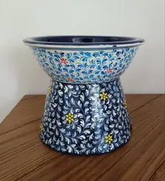 tamaoworld フードボール 猫用 陶器 花柄 ブルー系 tamaoworld フードボール 猫用 陶器 花柄 ブルー系 - メルカリ