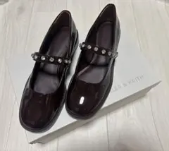 UNITED ARROWS ドットビジューメリージェーンパンプス - メルカリ