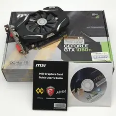 MSI GeForce GTX 1050 Ti 4G OC 4GB グラボ