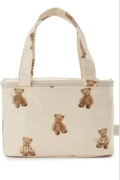 ジェラートピケ　くま柄　保冷バッグ