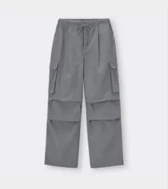 GU パラシュートカーゴパンツ グレー　L