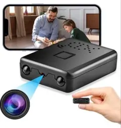新品未使用　小型カメラ 1080P 録画　薄型　長時間　Wi-Fi　ミニ　スマホのサムネイル