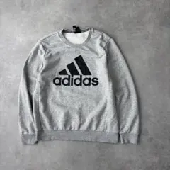 ひ*り様 17433 アディダス ビッグロゴ プリント スウェット
