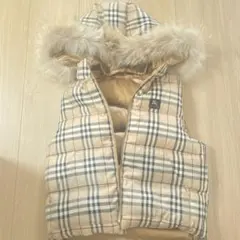 バーバリー　ダウンベスト　リバーシブル
