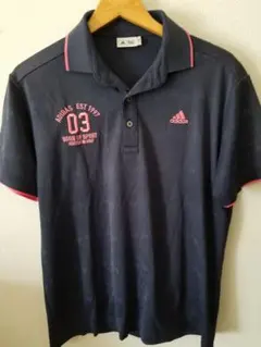 美。アディダスGOLFメンズドライポロシャツ