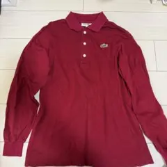 CHEMISE LACOSTE 長袖ポロシャツ ボルドー 42のサムネイル