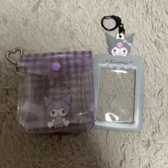 サンリオ クロミ ポーチキーホルダー　トレカケース　チェキケース