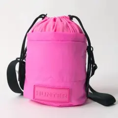 未使用 HUNTER ネオンピンク スマホショルダーバッグ - メルカリ