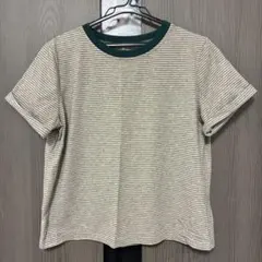 ボーダー 半袖Tシャツ グリーンのサムネイル