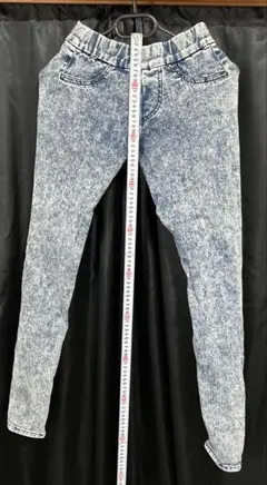 ライトブルースキニーデニム ハイウエスト