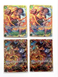 ワンピースカード サボ モンキー・D・ルフィ SEC シークレット　×２