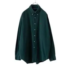 ラルフローレン ブレア ボタンダウンシャツ グリーン ポニー刺繍ロゴ XL