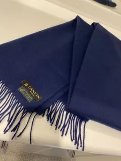LANVIN カシミヤ100% 大判 ショール ストール フリンジ ランバン 黒