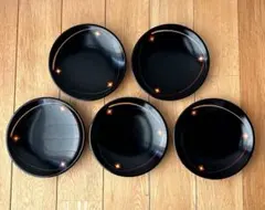 秀衡塗 銘々皿 5枚セット 漆器