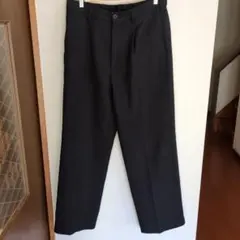 メンズ スラックス ブラック GU Lサイズ