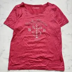 マックレガー　Tシャツ　カットソー　【M】　ピンク　半袖　ラウンドネック