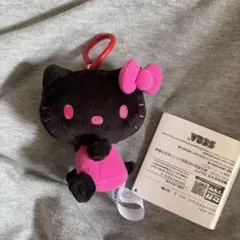 ハローキティ カラビナ付きマスコット Vol.2黒・ピンク
